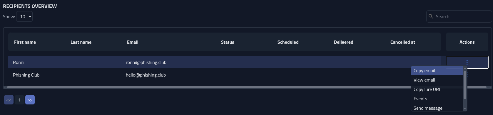 Step 3 in create campaign modal