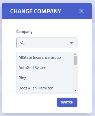 Phishing Club - Change company