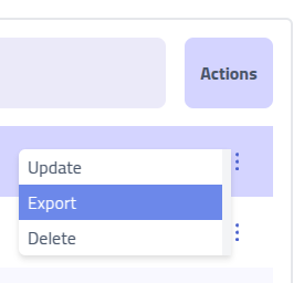 Phishing Club - Export company action