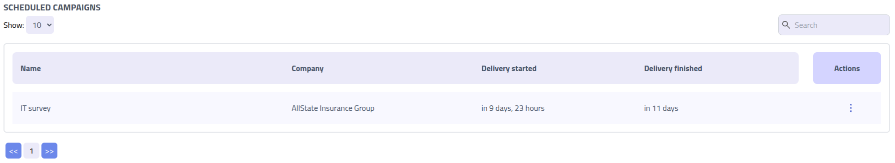 Phishing Club - Scheduled campaigns